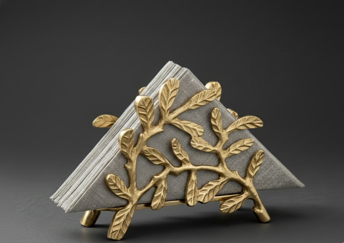 Le Porte-Serviette Feuillage (The Foliage Napkin Holder)